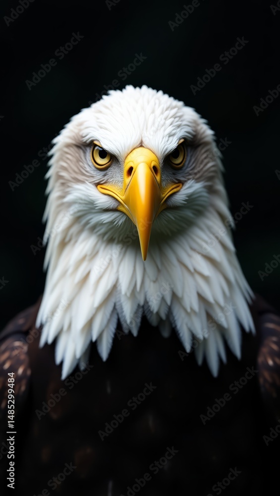 portrait of a bald eagle portrait of a bald eagle