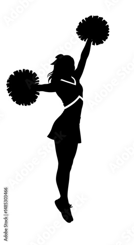 Leap of Spirit: Cheer Silhouette