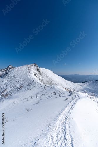 厳冬期の天狗岳