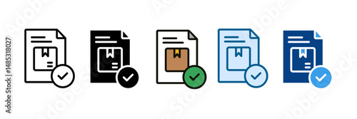 Worthiness Icon Set Multiple Style Collection