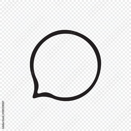 Online message speech bubble social media app. Web chat sign. vector illustration eps 10