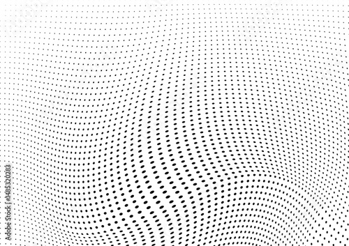 The halftone texture is monochrome. Vector chaotic background