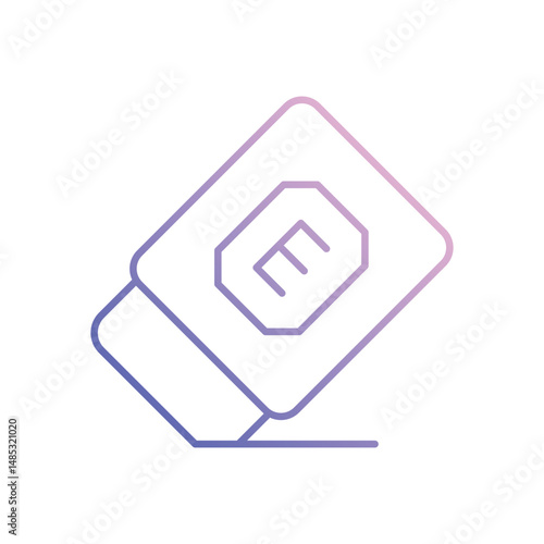 Eraser  Vector icon