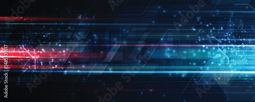 Wallpaper Mural Abstract high technology and science background Torontodigital.ca