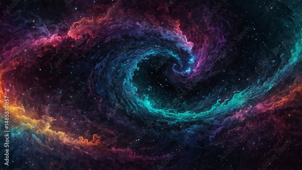 Swirly Galaxy Abstract Liquid Background Swirly Galaxy Abstract Liquid Background