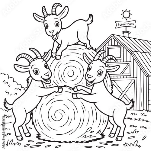 Cozy Farm Coloring Pages For Kids