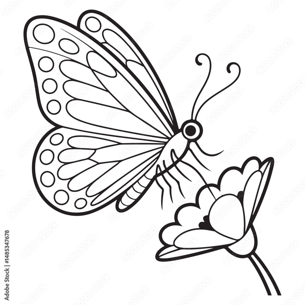 Obraz premium Simple Shape Coloring Pages For Kids