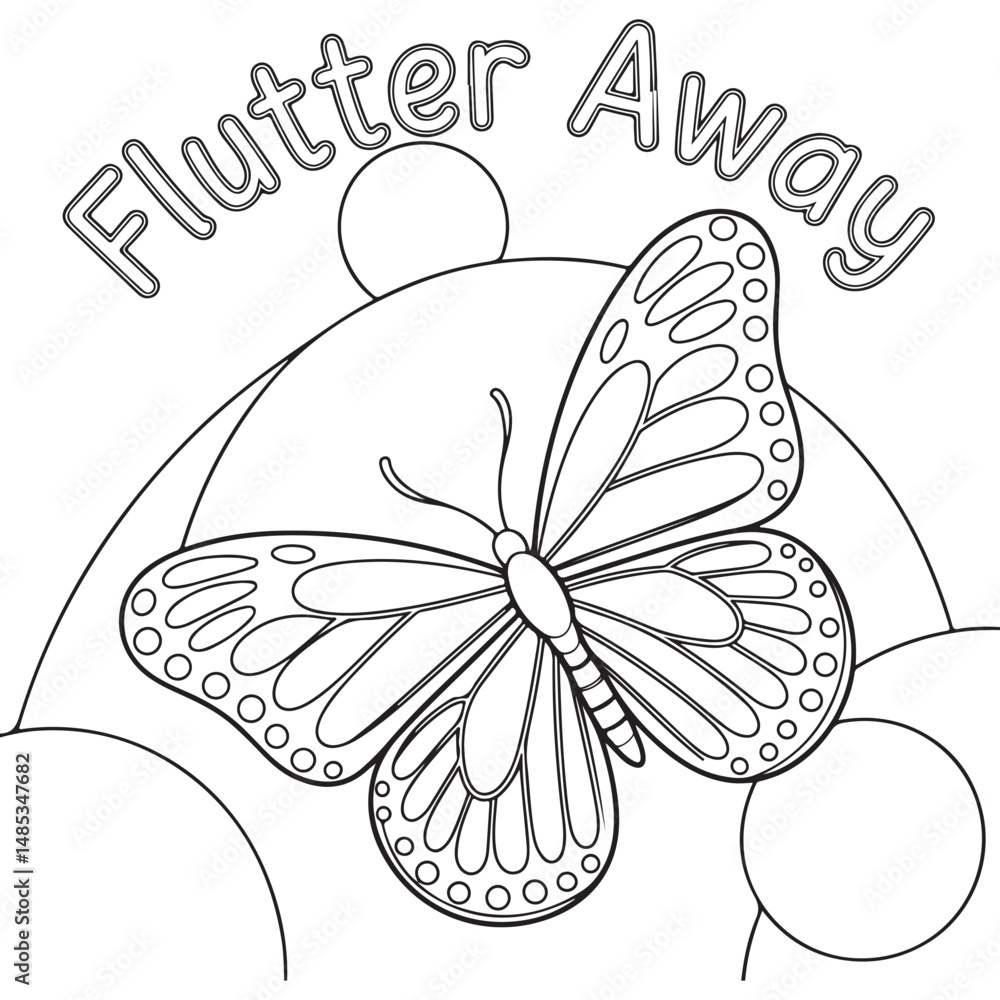 Fototapeta premium Simple Shape Coloring Pages For Kids