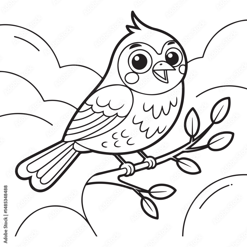 Obraz premium Simple Shape Coloring Pages For Kids