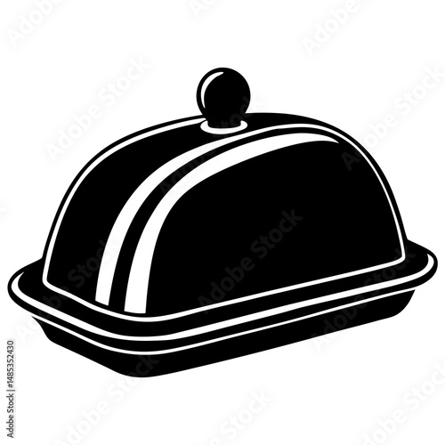 illustration of a tray with a lid