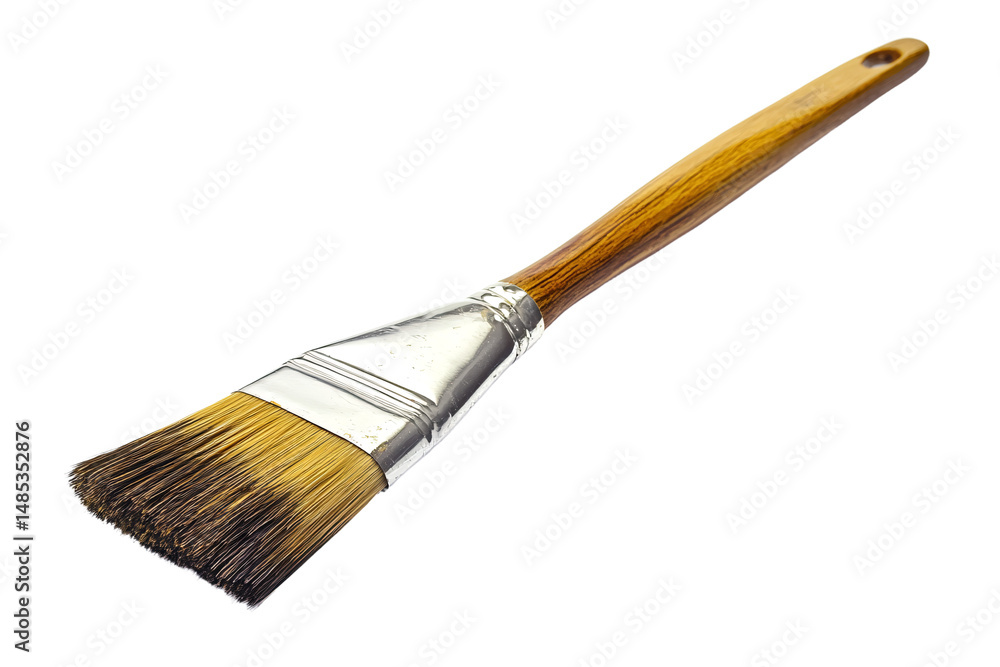 Fototapeta premium a paint brush with a wooden handle