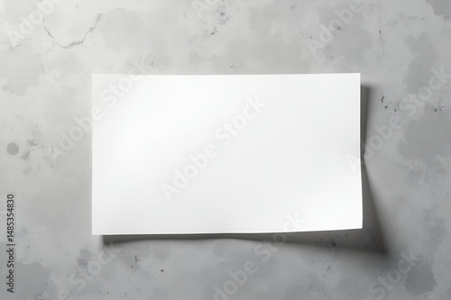 Wallpaper Mural Blank_paper_on_concrete_background_mockup_minimal_design_concept_flat_lay Torontodigital.ca