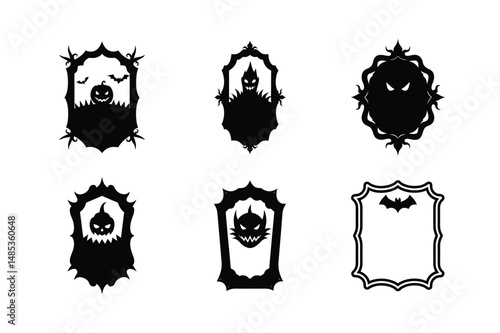 Decorative Gothic Frame Vector Icon