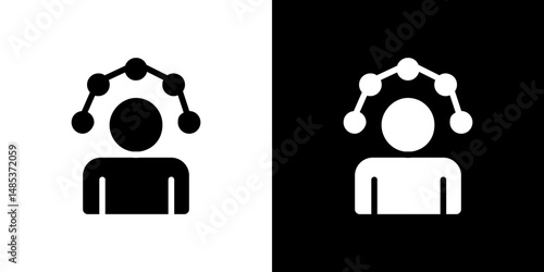 Skillsfor banner and packaging design. Vector illustration icon flat vectors set. black and white