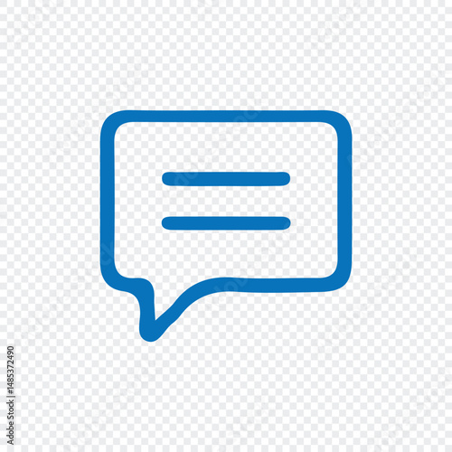 Chat icon vector isolated on background. Trendy message symbol. vector illustration eps 10