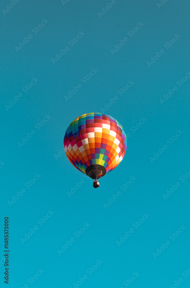 Fototapeta premium Globo areostático colorido