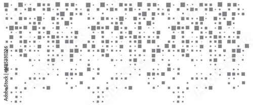 Vector grey geometric squares technology pattern design