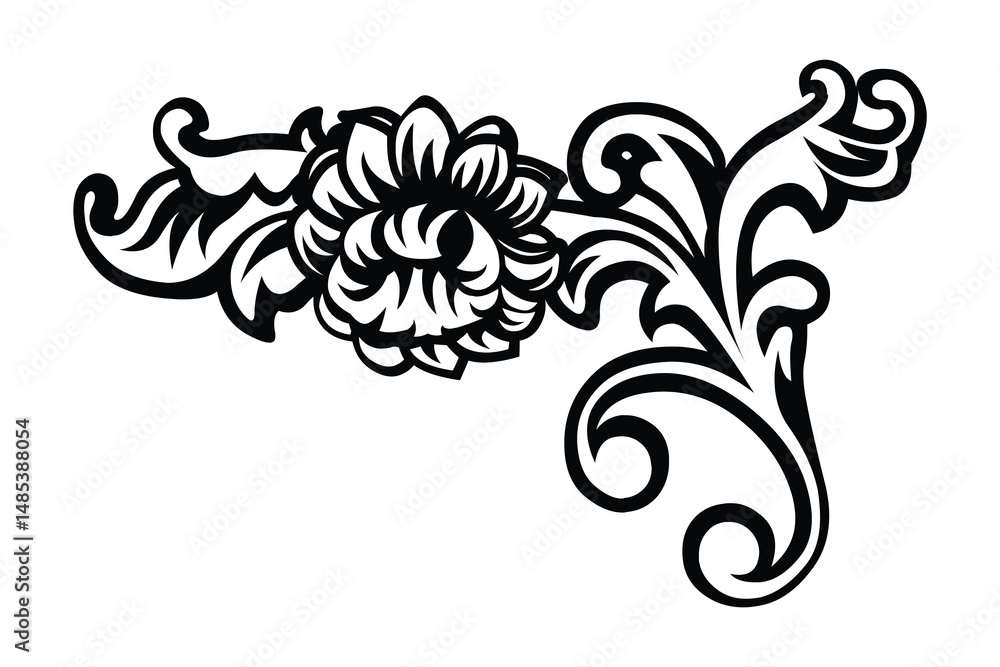 Fototapeta premium floral design element