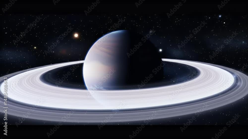 Saturn's Rings: A Celestial Wonder in Deep Space Saturn's Rings: A Celestial Wonder in Deep Space