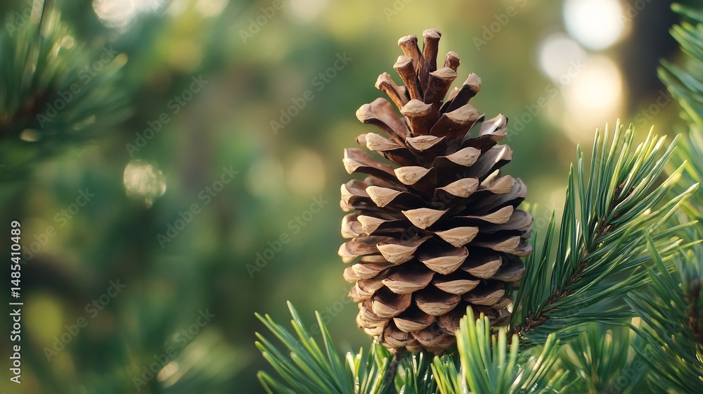 Pine Cone Serenity: A Detailed Close-up of a Conifer Cone in a Soft, Natural Light Pine Cone Serenity: A Detailed Close-up of a Conifer Cone in a Soft, Natural Light