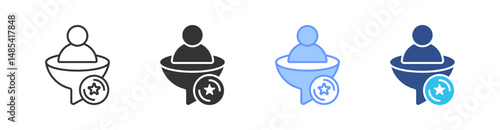 Conversion Multi Style Icon Set Vector 