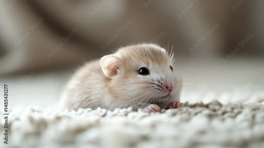 Hamster actively running , side view showcasing movement and energy, small pet in motion, isolated on a white background, dynamic and focused rodent Hamster actively running , side view showcasing movement and energy, small pet in motion, isolated on a white background, dynamic and focused rodent