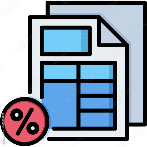 Tax Form Icon