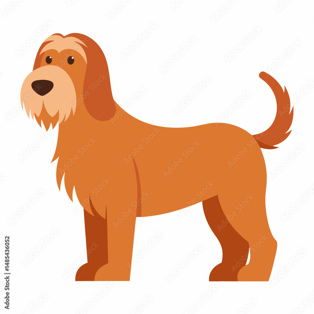 Beautiful Otterhound dog vector artwork featuring detailed and charming design, perfect for pet lovers, logos, t-shirts, and digital projects. Beautiful Otterhound dog vector artwork featuring detailed and charming design, perfect for pet lovers, logos, t-shirts, and digital projects.