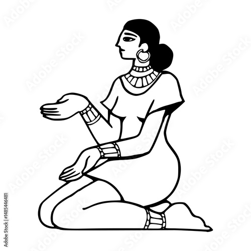 historical figure vector