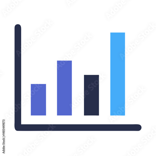  Bar Chart Data Visualization Icon