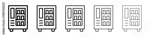 Vending machine icon symbol pictogram. stroke designs.