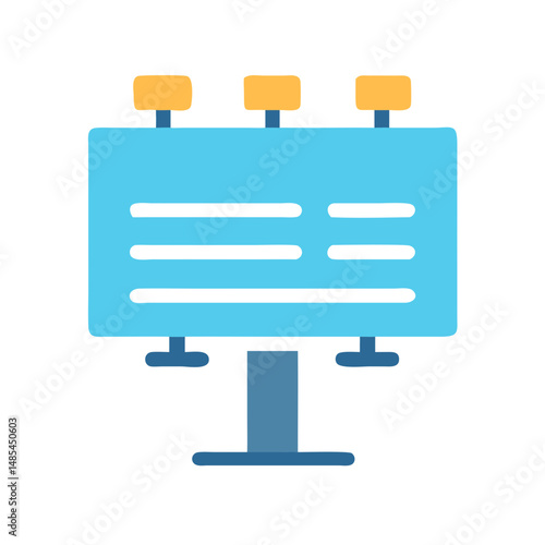 Billboard Advertising Design Icon