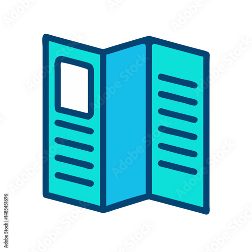  Informative Brochure Icon for Marketing