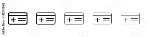 Risk icon symbol pictogram. stroke designs.