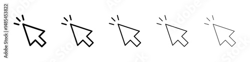 Mouse icon symbol pictogram. stroke designs.