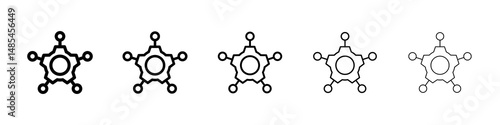Frameworks icon symbol pictogram. stroke designs.