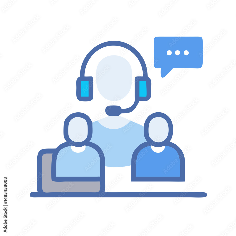 Modern Customer Support Logo Design Modern Customer Support Logo Design