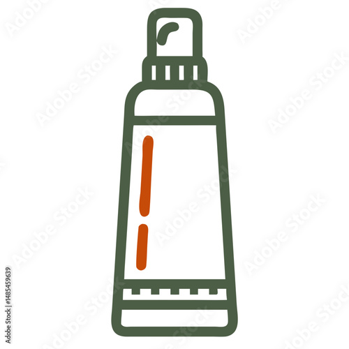 Toothpaste icon with simple and clear design