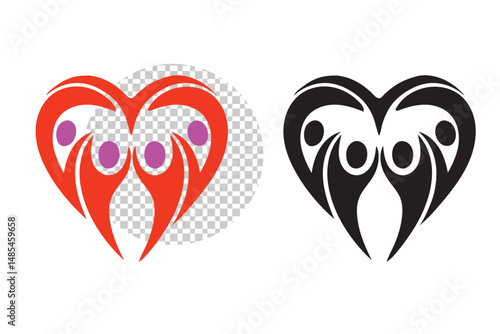Family Editable vector Love assistance community connection cooperation cut out education friendship horizontal ideas leader leadership marketing meeting offspring parent planning strength success