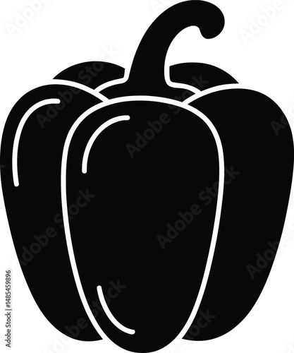 Bell Pepper Silhouette