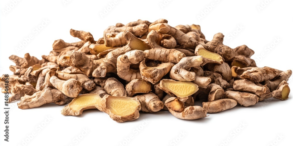 Dried Ginger Pile Dried Ginger Pile