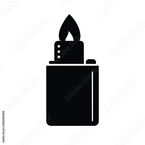 Lit lighter vector