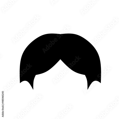 men's hairstyles. barber concept, wig, style, fashion. vector illustration