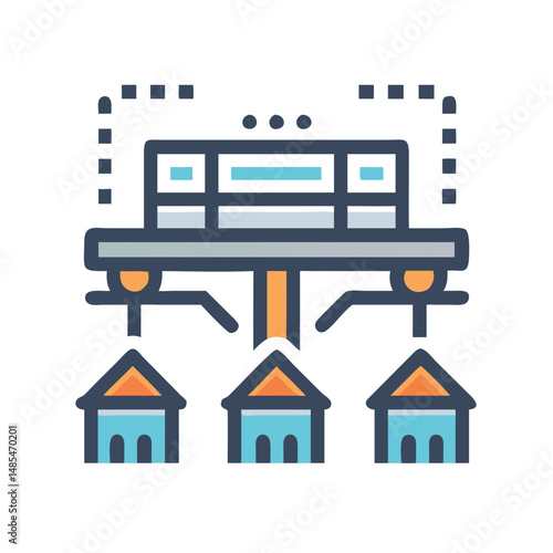  Creative Infrastructure Graphic Icon