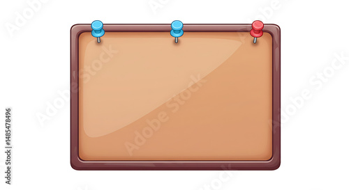 Bulletin Board with Pins