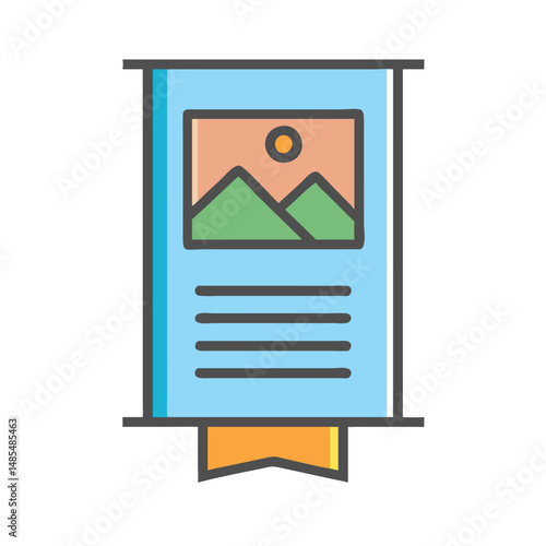  Advertising Poster Icon Design