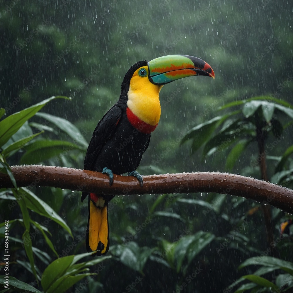 Obraz premium toucan on a branch
