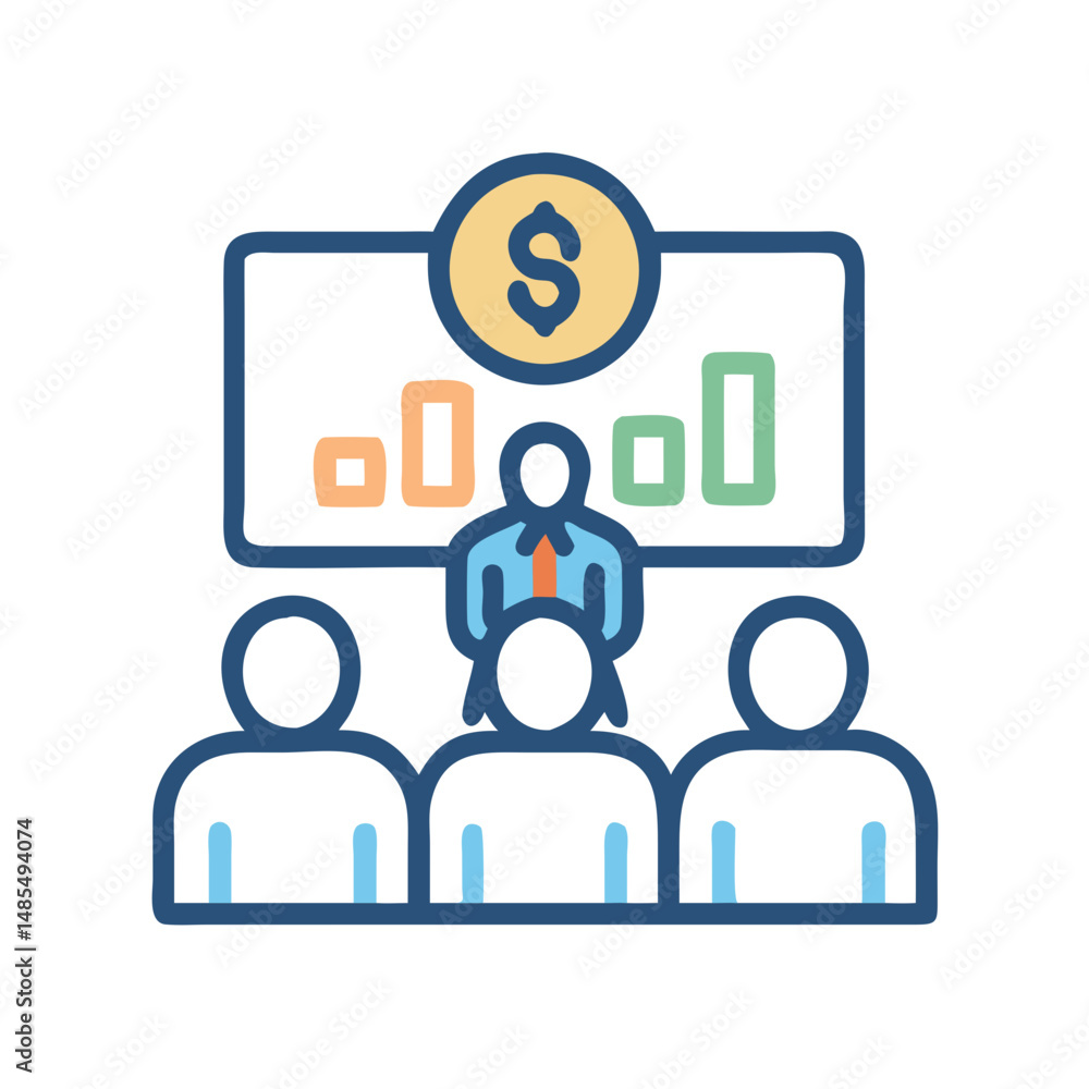 Dynamic Sales Meeting Icon for Engagement Dynamic Sales Meeting Icon for Engagement