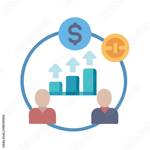  Modern Sales Management Icon for Teams