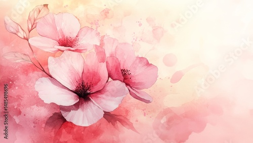 The design of this vintage fabric consists of a delicate floral motif on a subdued background, repeatable without end